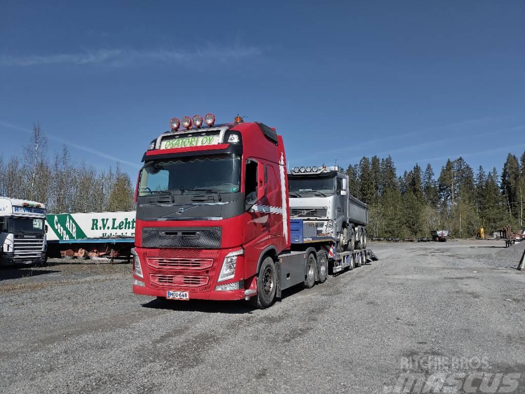 Volvo FH500 6x4 nouseva ja katkeeva teliveto Tractor Units