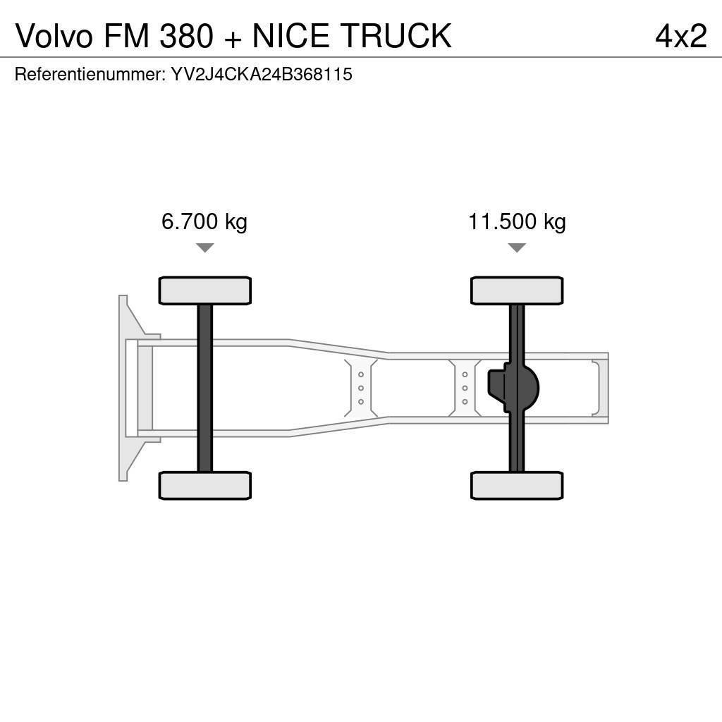 Volvo FM 380 + NICE TRUCK Sattelzugmaschinen