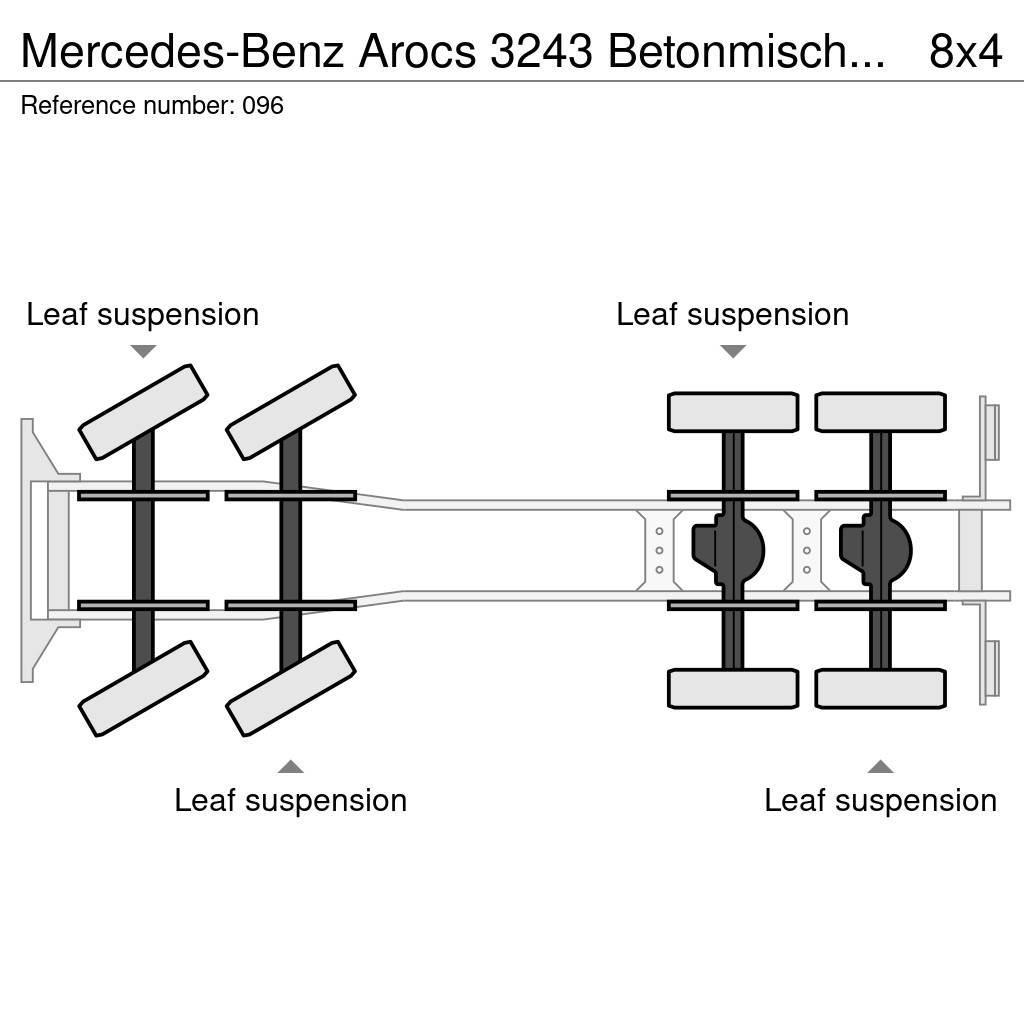 Mercedes-Benz Arocs 3243 Betonmischer 9 m³+Förderband Mit Funk Betonmischer