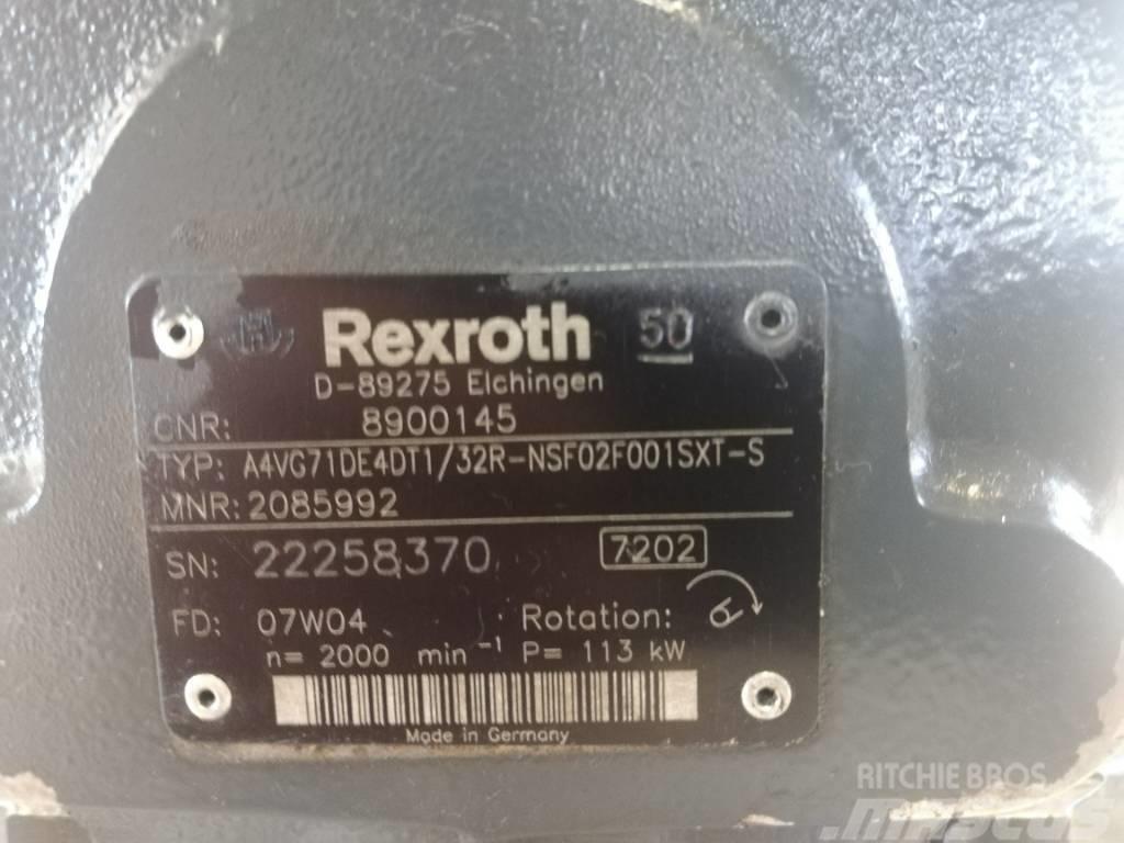 Rexroth A4VG71DE4DT1/32R-NSF02F001SXT-S Other components