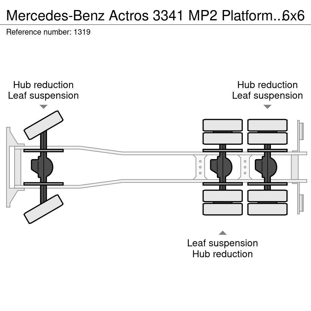 Mercedes-Benz Actros 3341 MP2 Platform Twistlocks for 20ft Conta Pritschenwagen/Pritschenwagen mit Seitenklappe