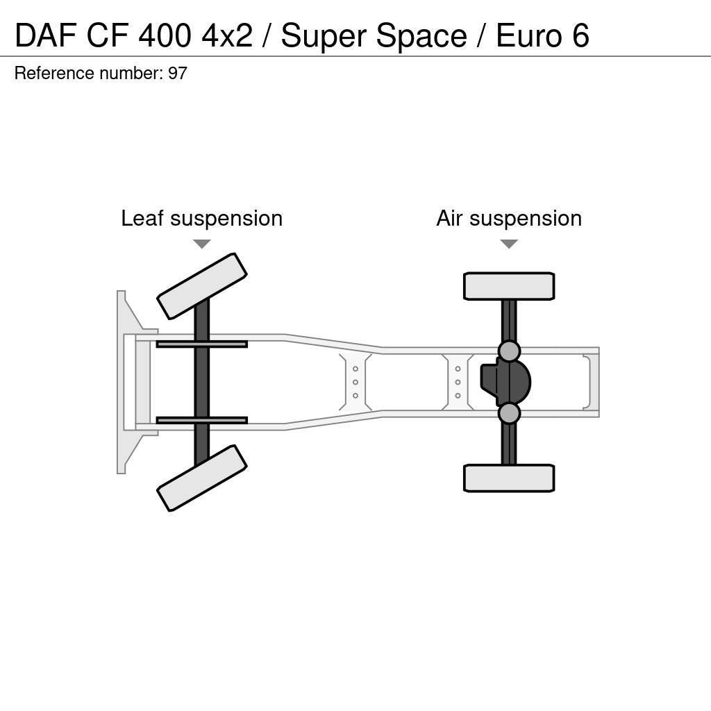 DAF CF 400 4x2 / Super Space / Euro 6 Tractor Units