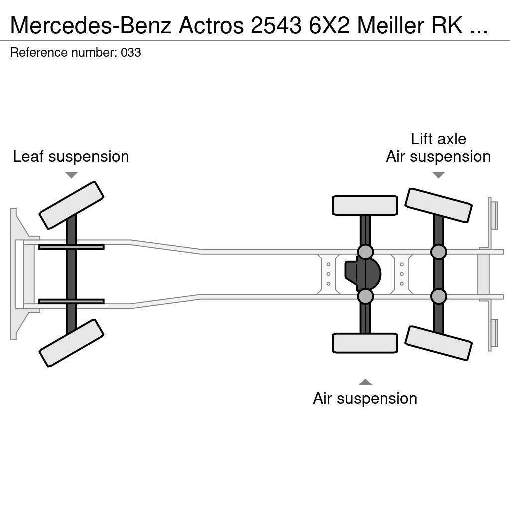 Mercedes-Benz Actros 2543 6X2 Meiller RK 20.65 /Lenk+Liftachse Abrollkipper