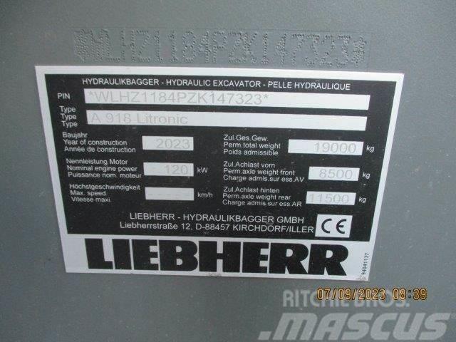 Liebherr A 918 Litronic G6.0-D Mobilbagger