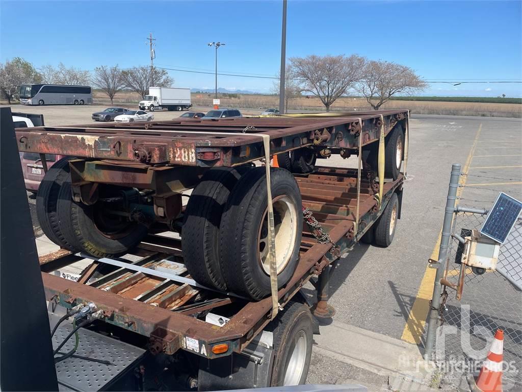  24 ft 2/Axle Pup Flatbed/Dropside semi-trailers