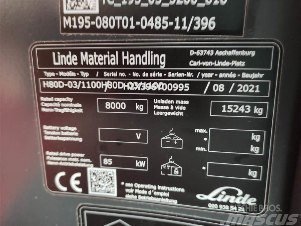 Linde H80D-1100-03-396 Dieselstapler