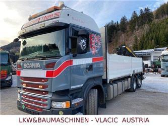 Scania R410 mit Kran Palfinger PK20002EH