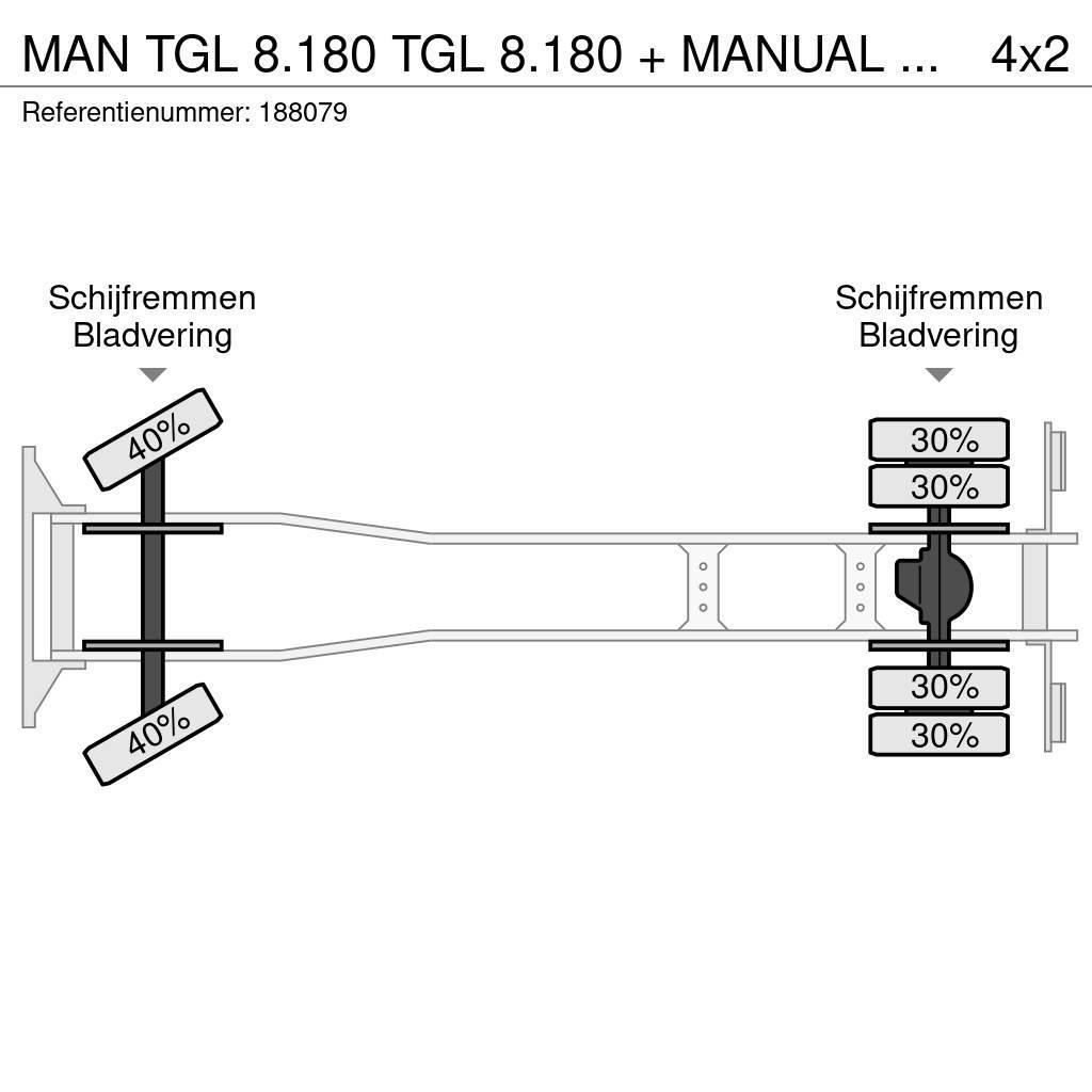 MAN TGL 8.180 TGL 8.180 + MANUAL + Lift Box body trucks