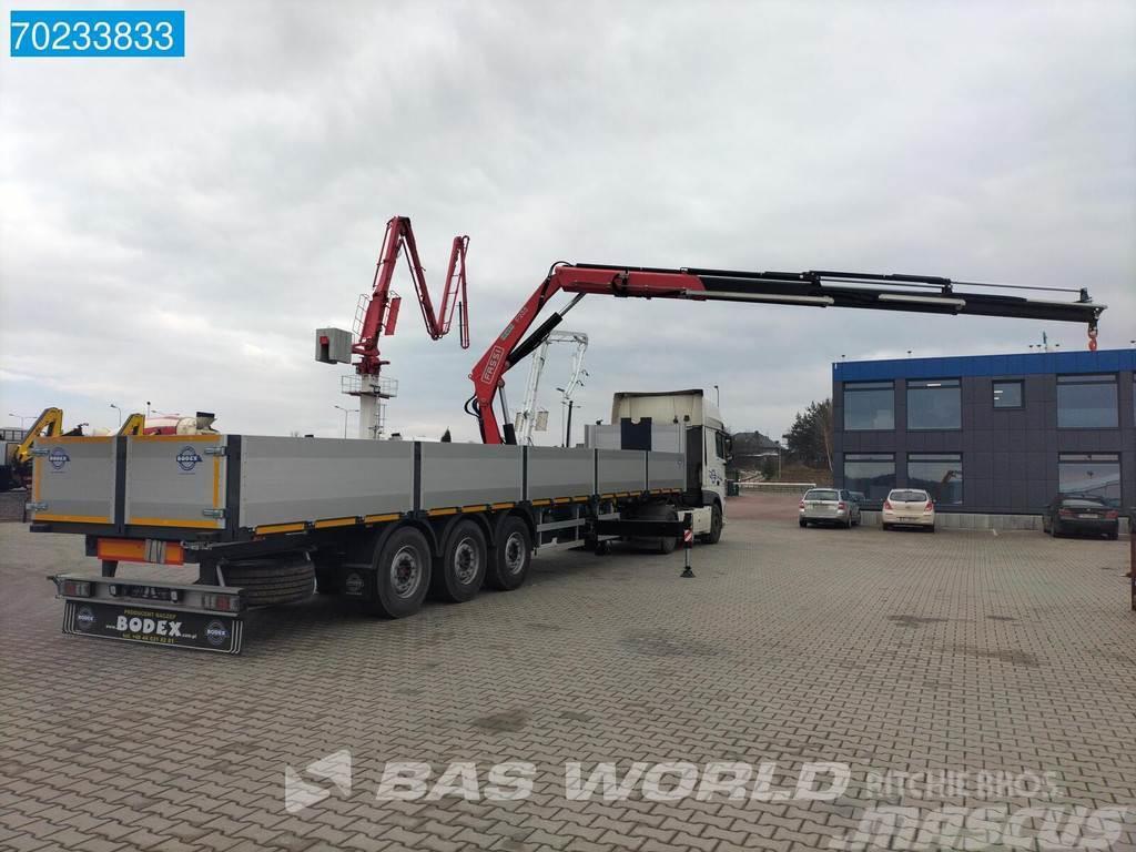 Bodex KIS3B 3 axles Without Truck Flatbed/Dropside semi-trailers