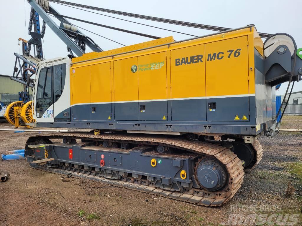 Bauer MC 76 grab rig.plus Dragline excavators