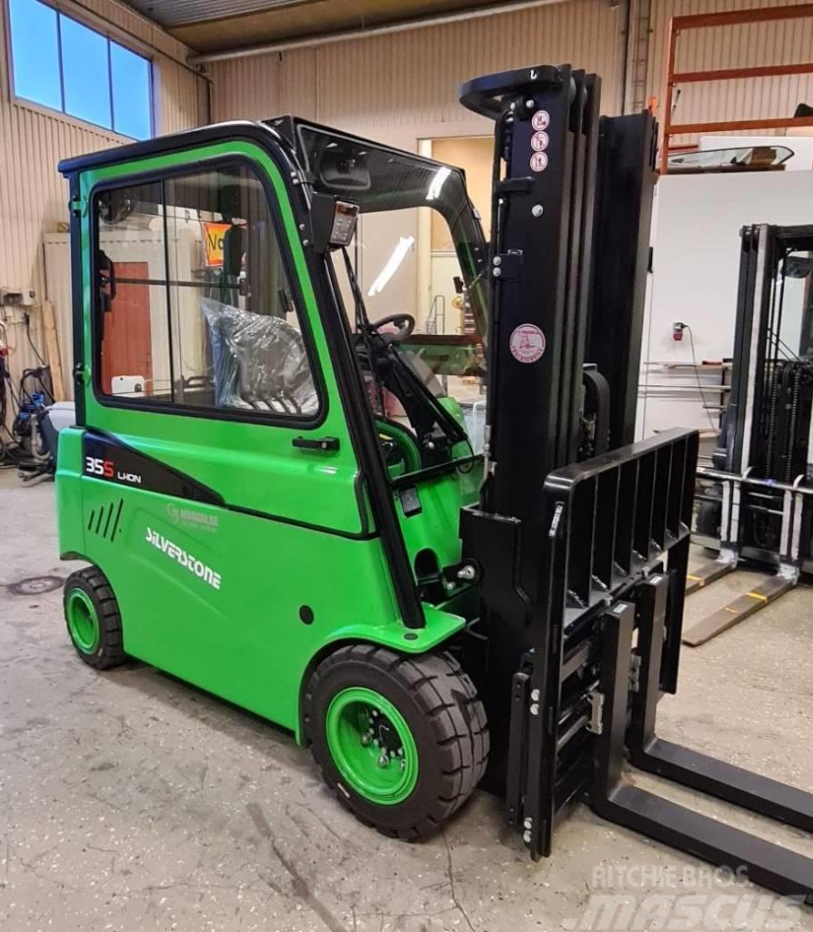 Silverstone Elmotvikt 3500 kg 4800 mm HYR/KÖP Electric forklift trucks