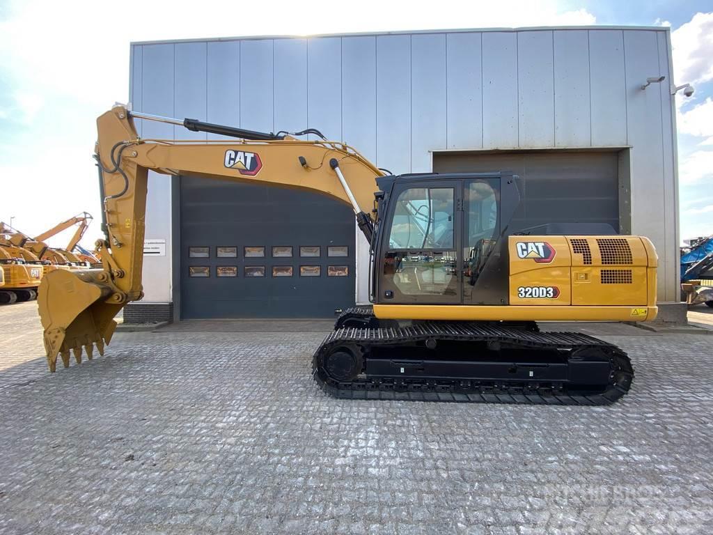 CAT 320D3 - NEW / bucket with teeth / hammerlines Special excavators