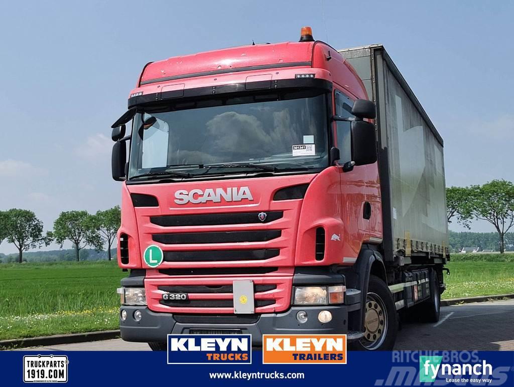Scania G320 manual taillift Curtainsider trucks