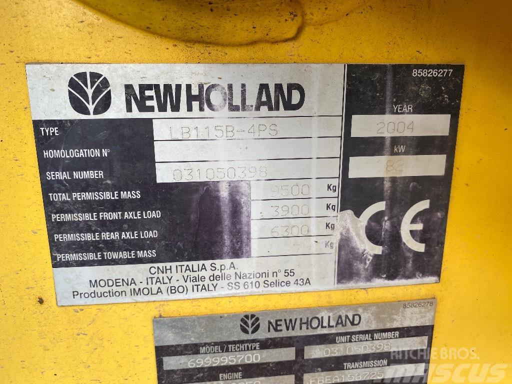 New Holland LB 115-4 PS Backhoe loaders