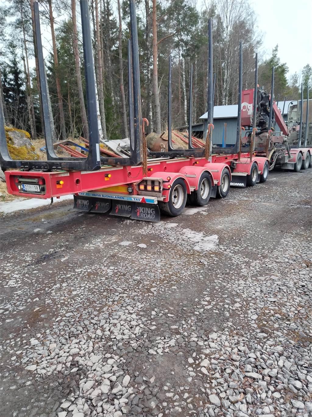Kilafors 5-akselinen liukutelillä Timber trailers
