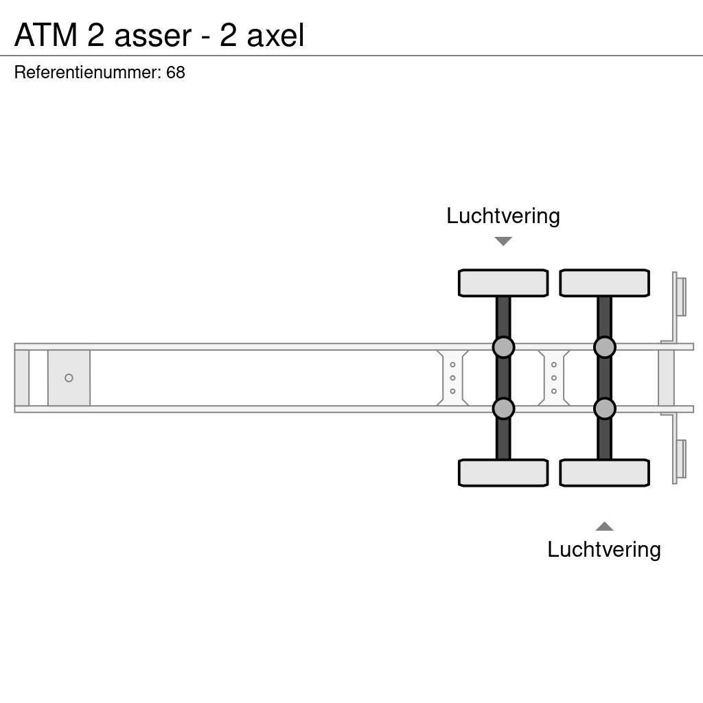 ATM 2 asser - 2 axel Tipper semi-trailers