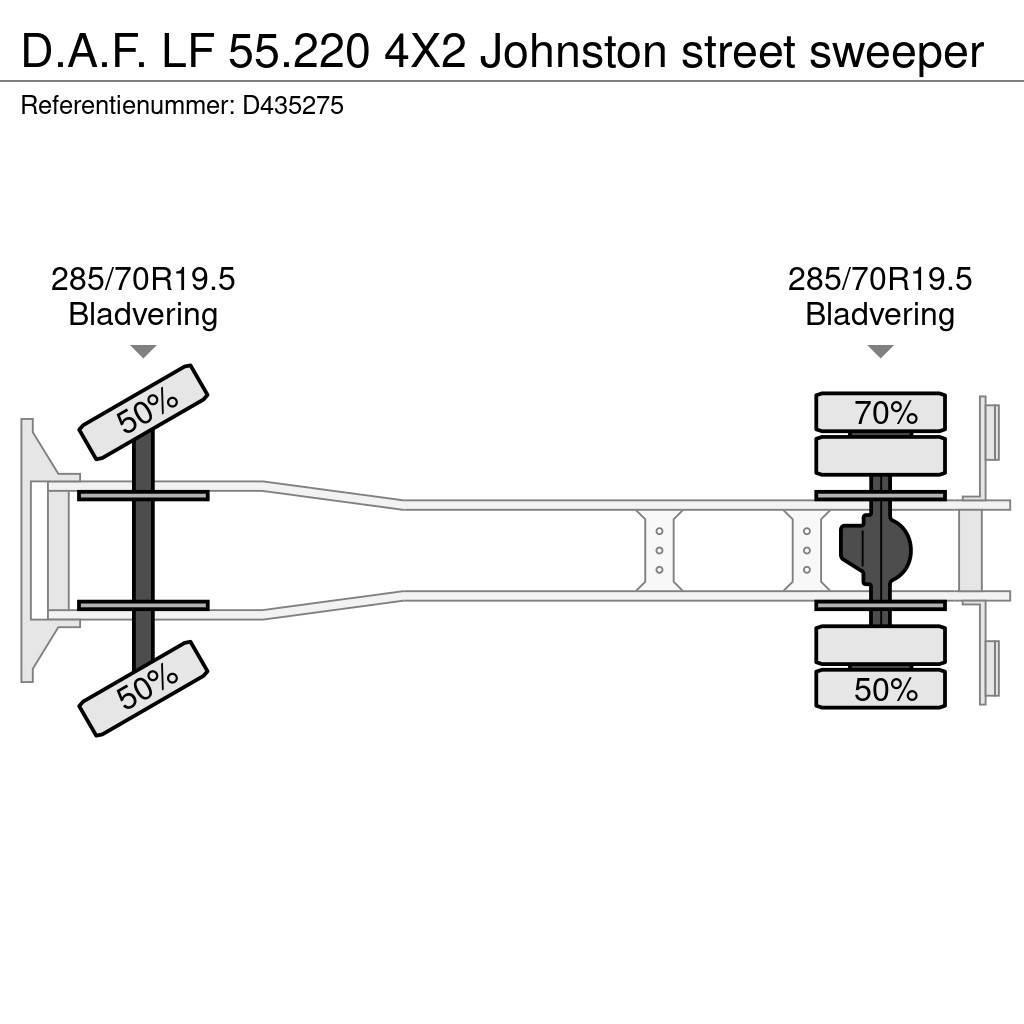 DAF LF 55.220 4X2 Johnston street sweeper Tipper trucks