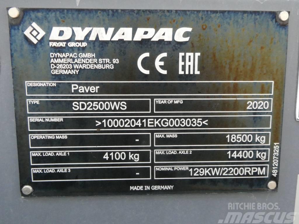 Dynapac SD 2500 WS Asphalt pavers