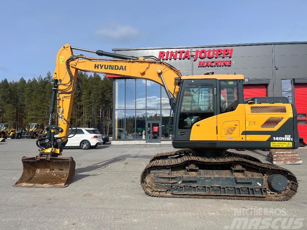 Hyundai Hx 140 HW / Metsämalli, Engcon, Ym! Crawler excavators