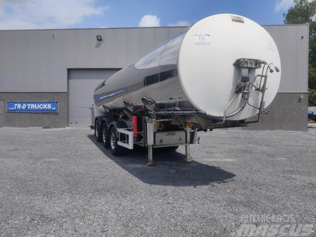 Magyar 3 AXLES TANK IN STAINLESS STEEL INSULATED 29000 L Tanker semi-trailers