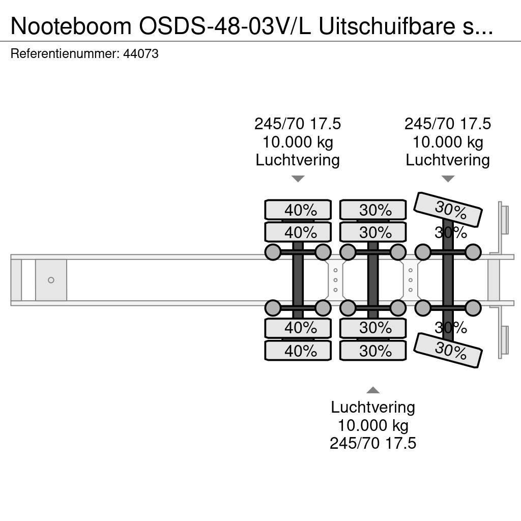 Nooteboom OSDS-48-03V/L Uitschuifbare semi dieplader Low loader-semi-trailers