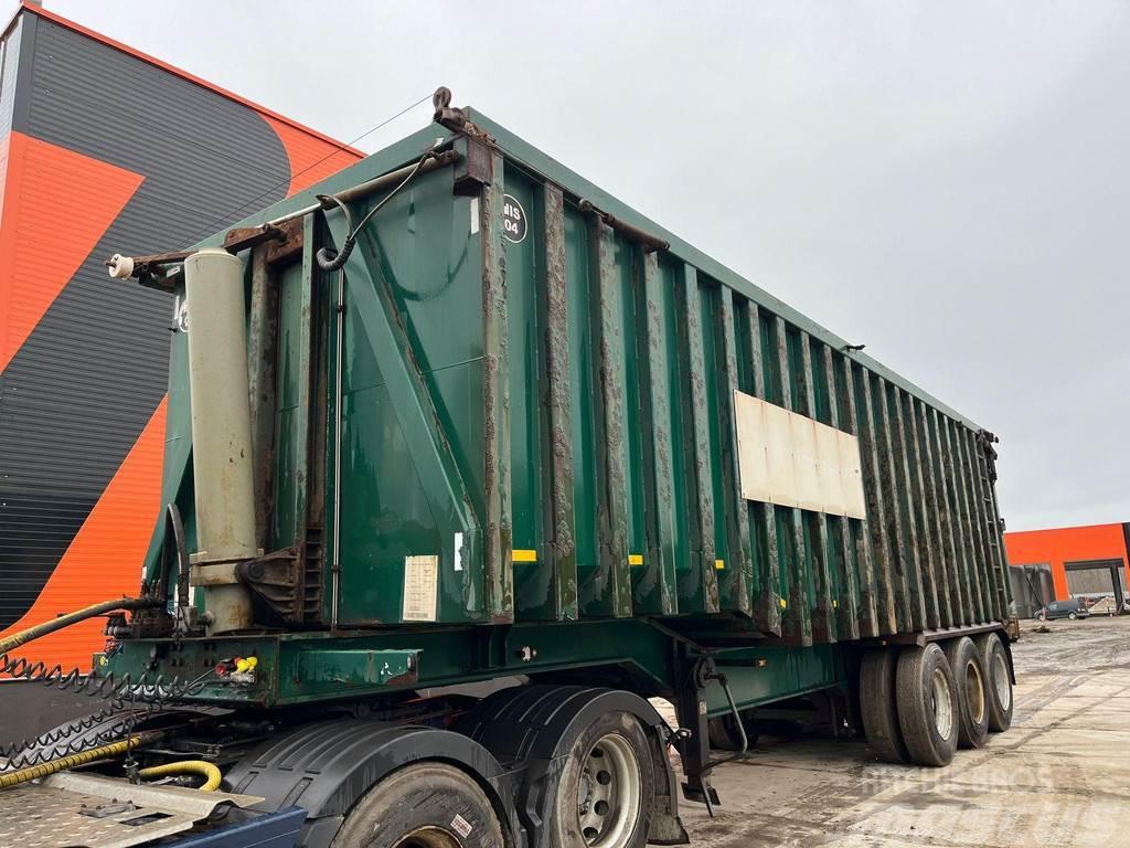 Titan Inox 70 m3 / 68 tons STAINLESS STEEL BOX / 70 m3 / Tipper semi-trailers