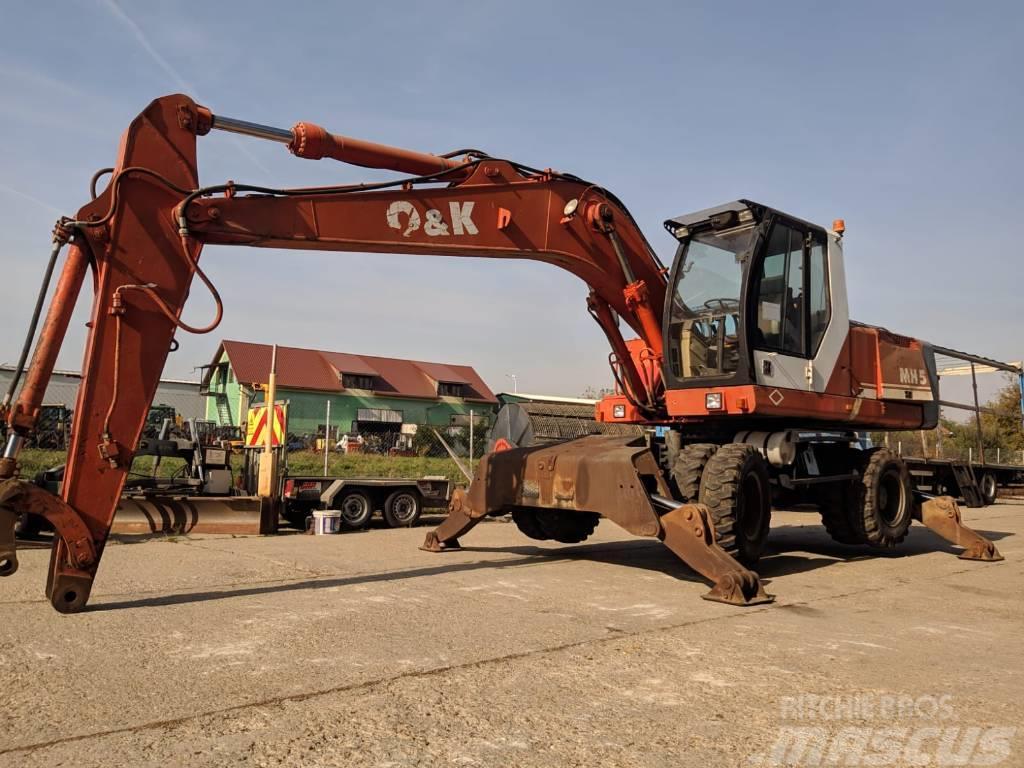 O&K MH 5 Wheeled excavators