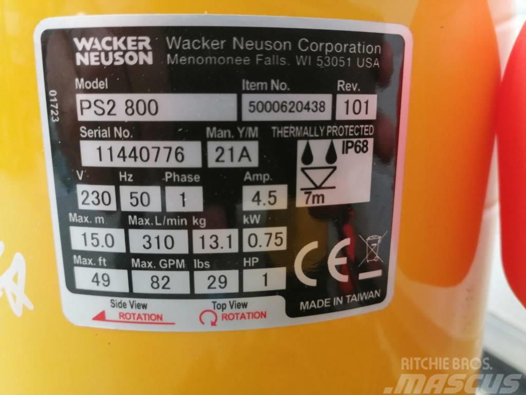 Wacker Neuson PS2800 Waterpumps