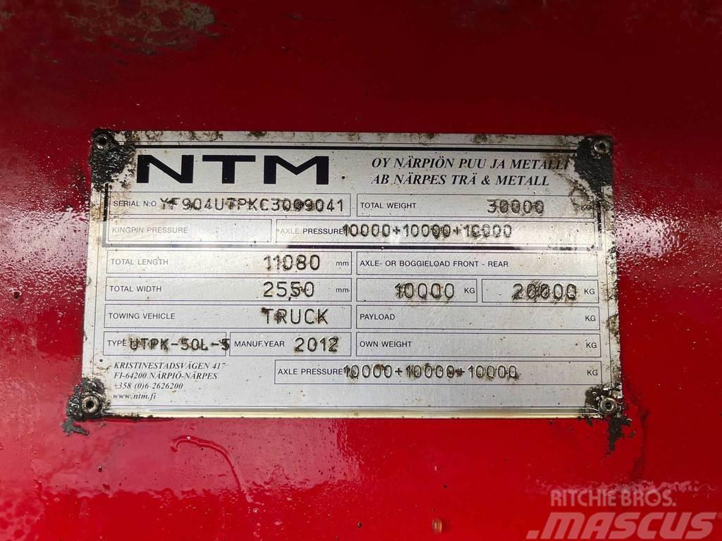 NTM UTPK-50L-5 BOX L=8525 mm Tipper trailers