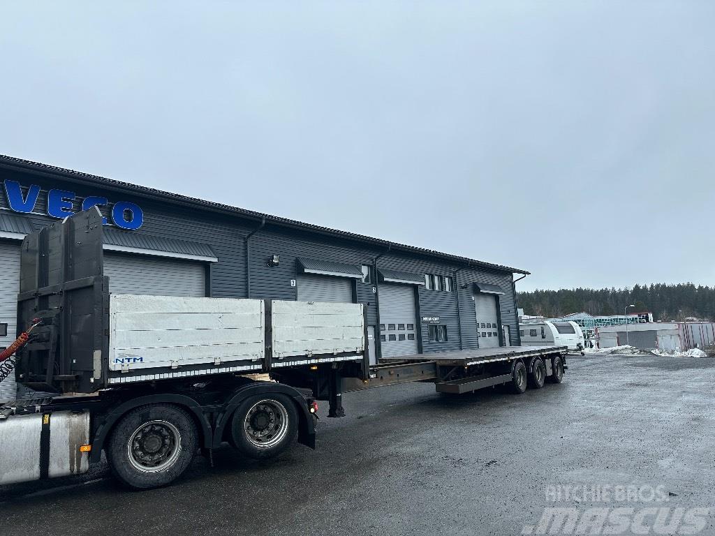 NTM APP-3, 3,3m jatko Flatbed/Dropside semi-trailers