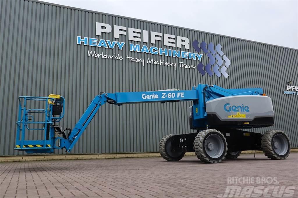 Genie Z60/37FE Hybrid Valid Inspection, *Guarantee! Hybr Articulated boom lifts