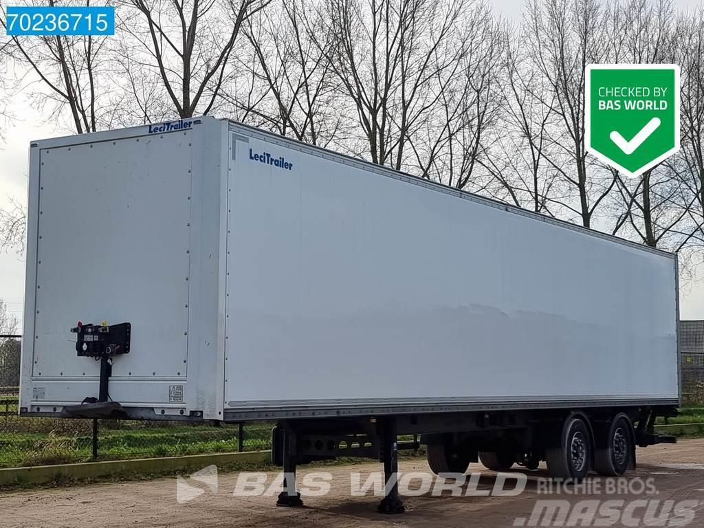 Lecitrailer 2E20 2 axles DAMAGED/ BESCHÄDIGT Tailgate Lift+Len Box body semi-trailers