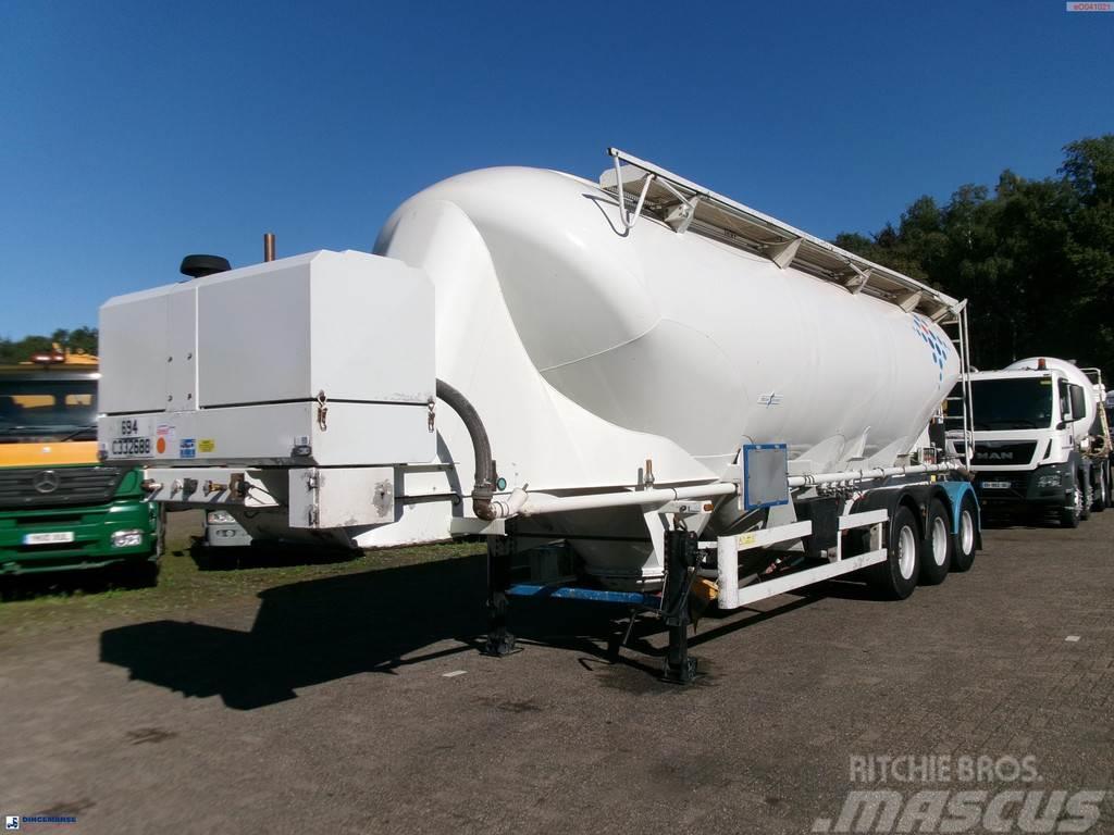 Spitzer Powder tank alu 43 m3 / 1 comp + compressor Tanker semi-trailers