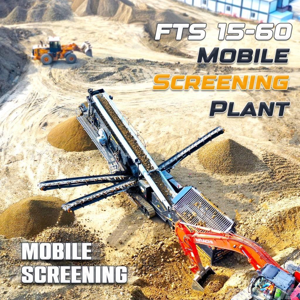 Fabo FTS 15-60 MOBILE SCREENING PLANT Screeners