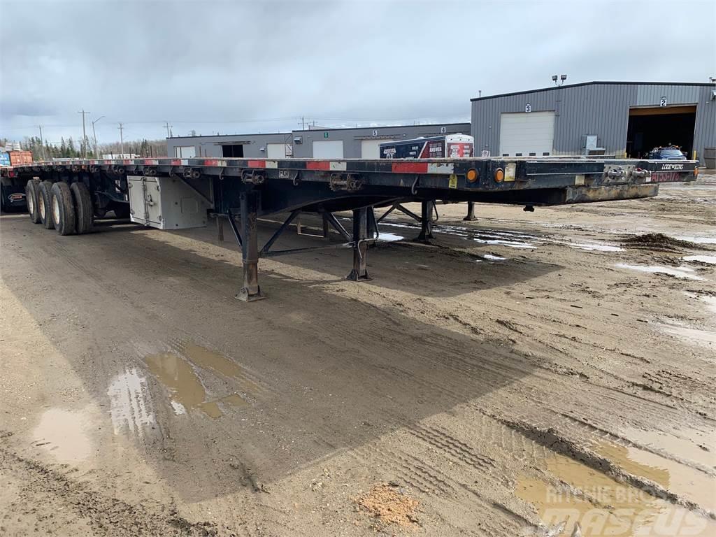 Lode King 53' Tridem Flat Deck/Highboy Flatbed/Dropside semi-trailers