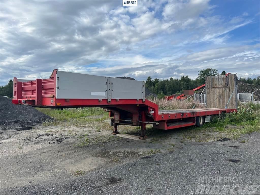 Damm SE-61M 4-axle machine trailer with driving ramp Other trailers