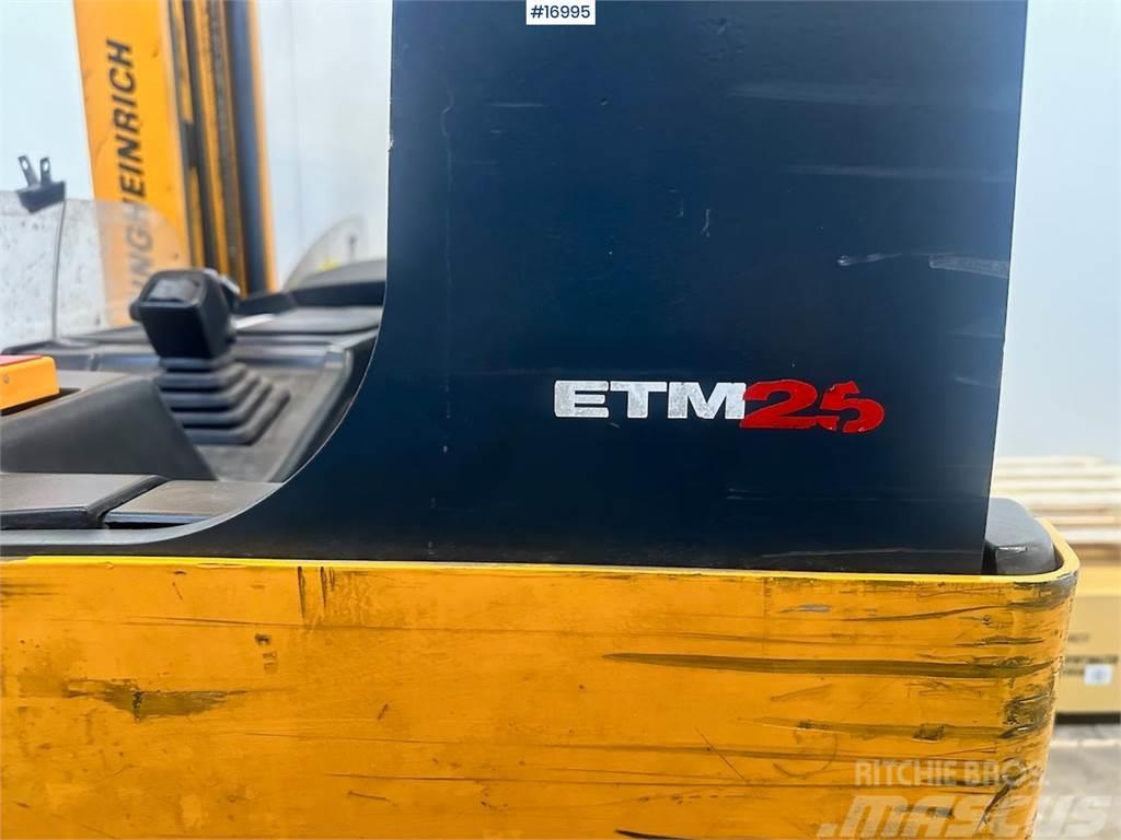 Jungheinrich ETM25 Truck. Rep object. Forklift trucks - others