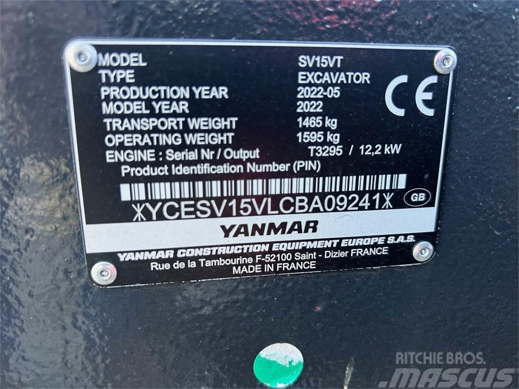 Yanmar SV15VT Midi excavators  7t - 12t
