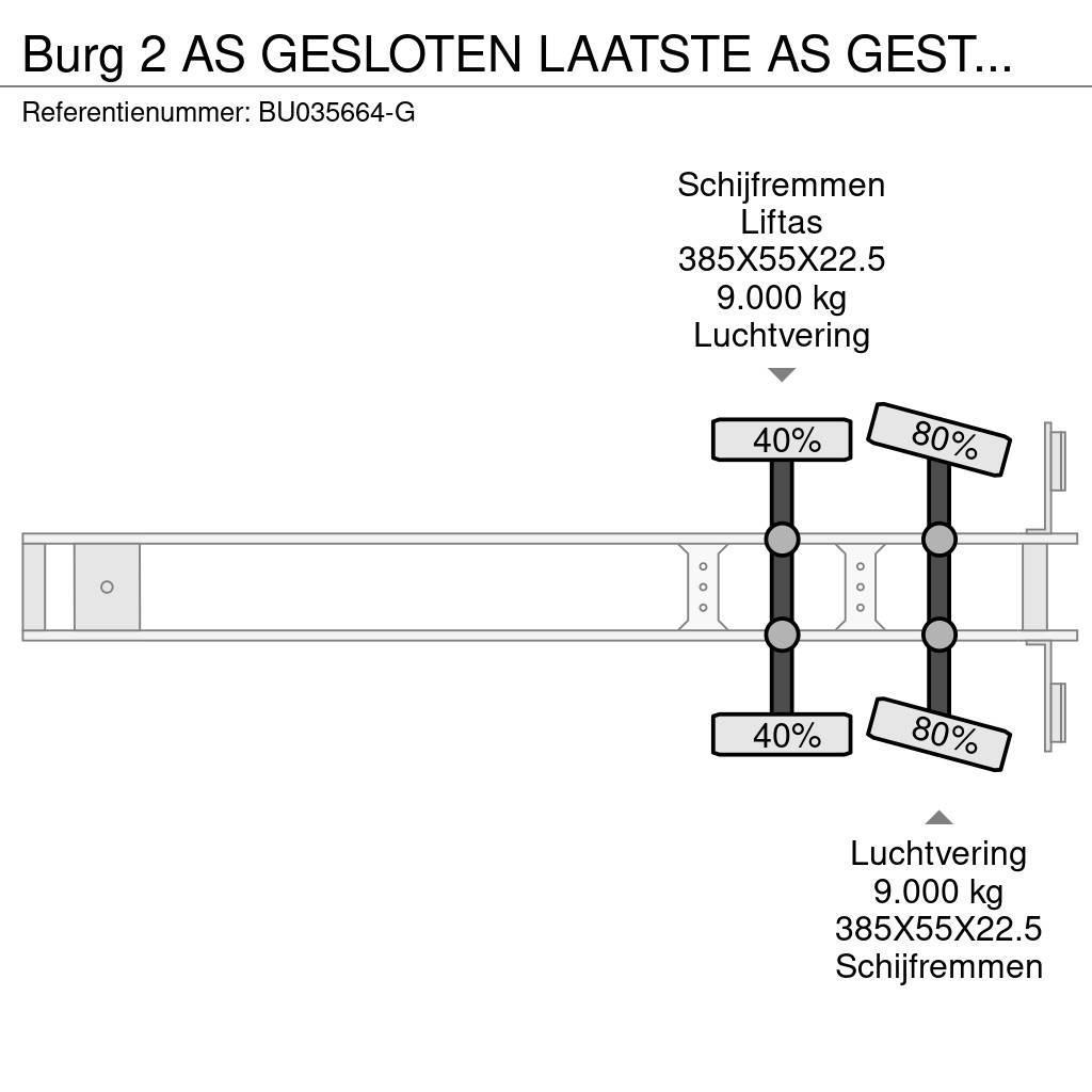 Burg 2 AS GESLOTEN LAATSTE AS GESTUURD Temperature controlled semi-trailers
