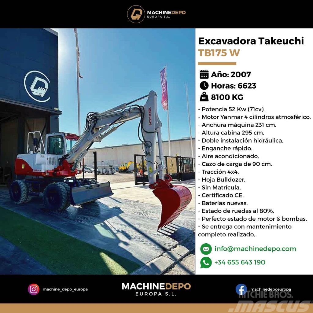 Takeuchi TB175W Wheeled excavators