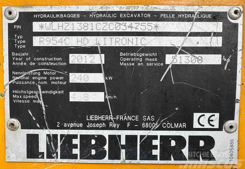 Liebherr R 954 C HD Crawler excavators