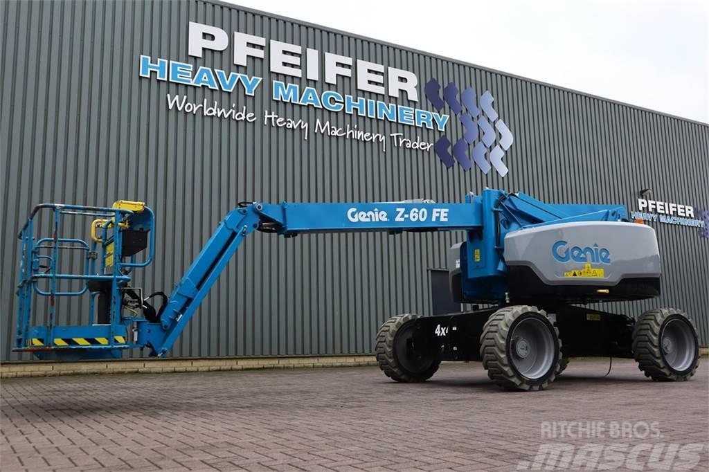 Genie Z60/37FE Hybrid Valid Inspection, *Guarantee! Hybr Articulated boom lifts