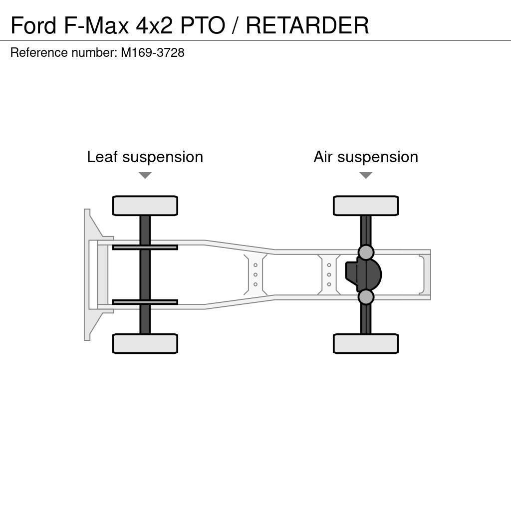 Ford F-Max 4x2 PTO / RETARDER Tractor Units