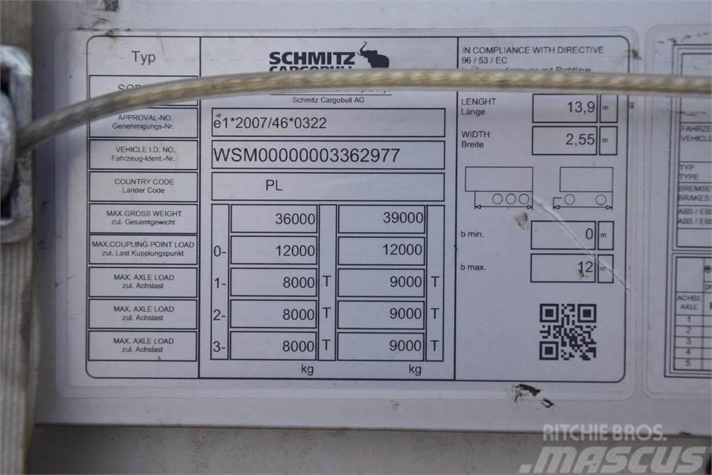 Schmitz Cargobull SCS24 Standart Curtainsider Varios, ARM, ALU, LR Curtainsider trailers