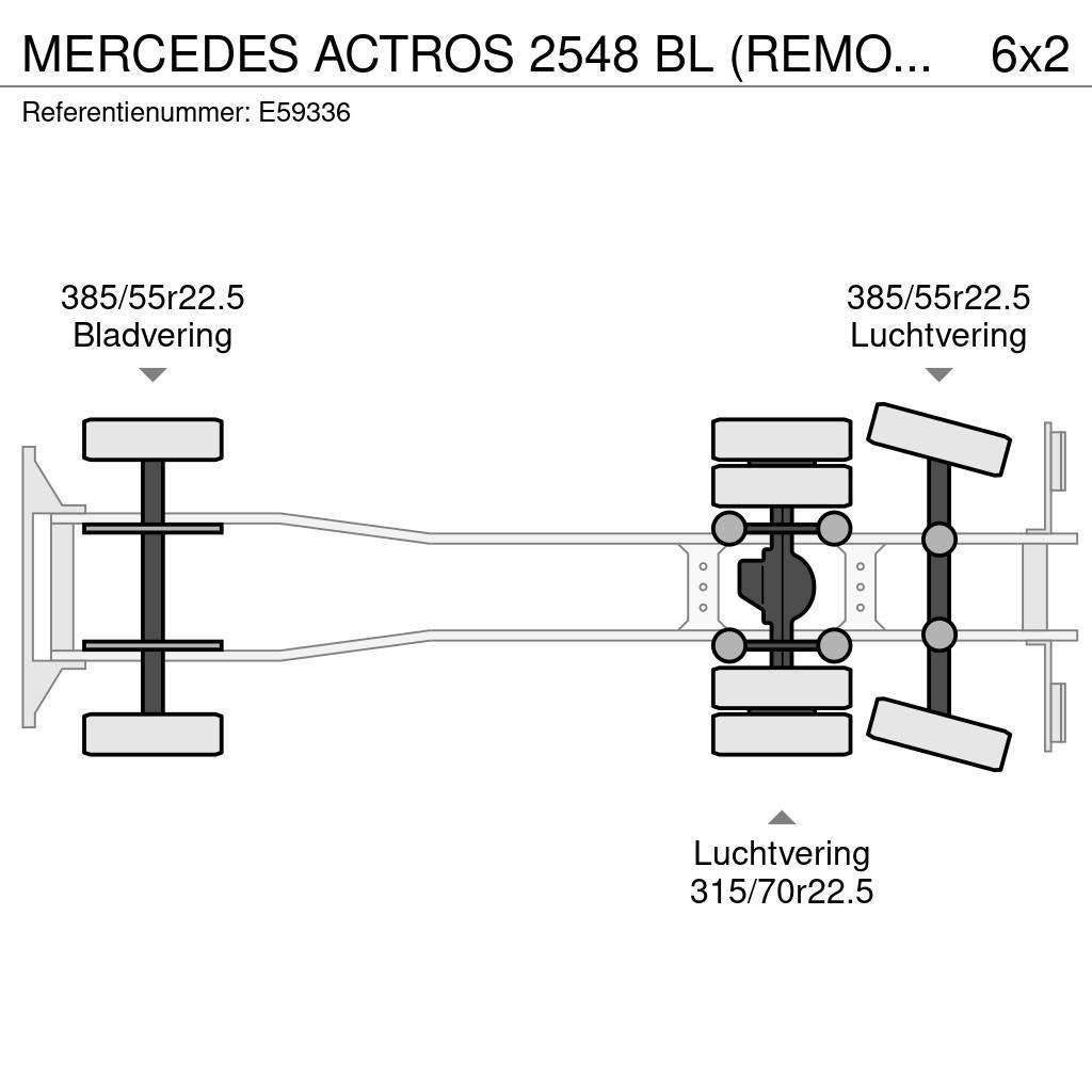 Mercedes-Benz ACTROS 2548 BL (REMORQUE:+6.000€) Curtainsider trucks