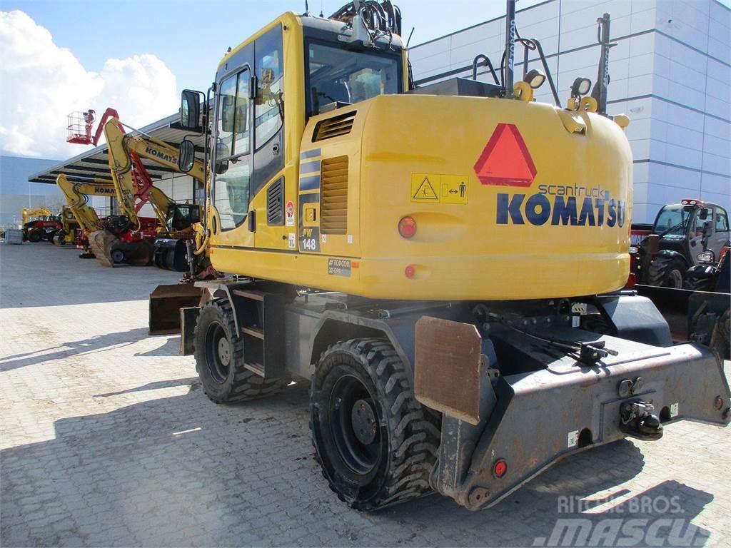 Komatsu PW148-10 Wheeled excavators