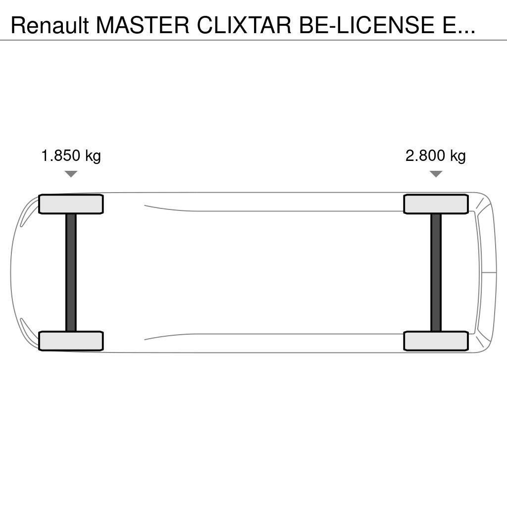 Renault Master CLIXTAR BE-LICENSE EURO 6 NAVI CAM Other
