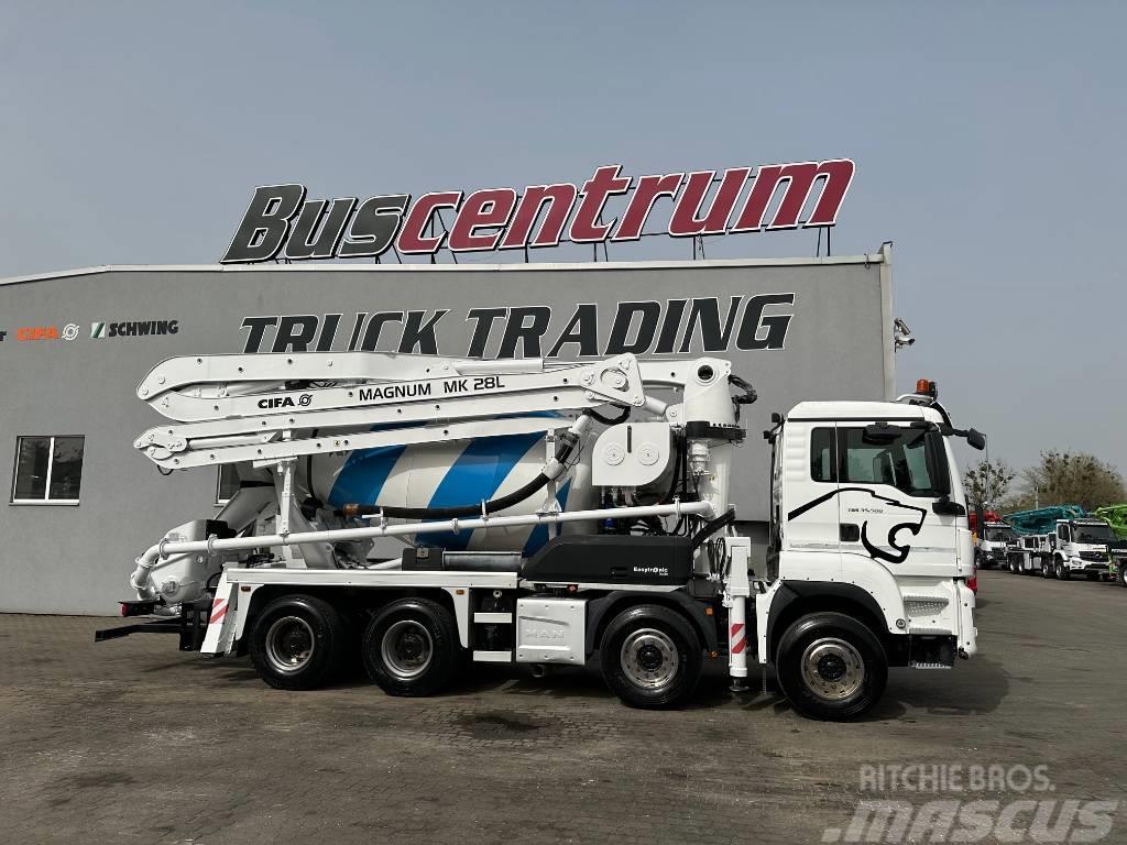 MAN TGS 35.500 CIFA MK 28.4 L Concrete trucks
