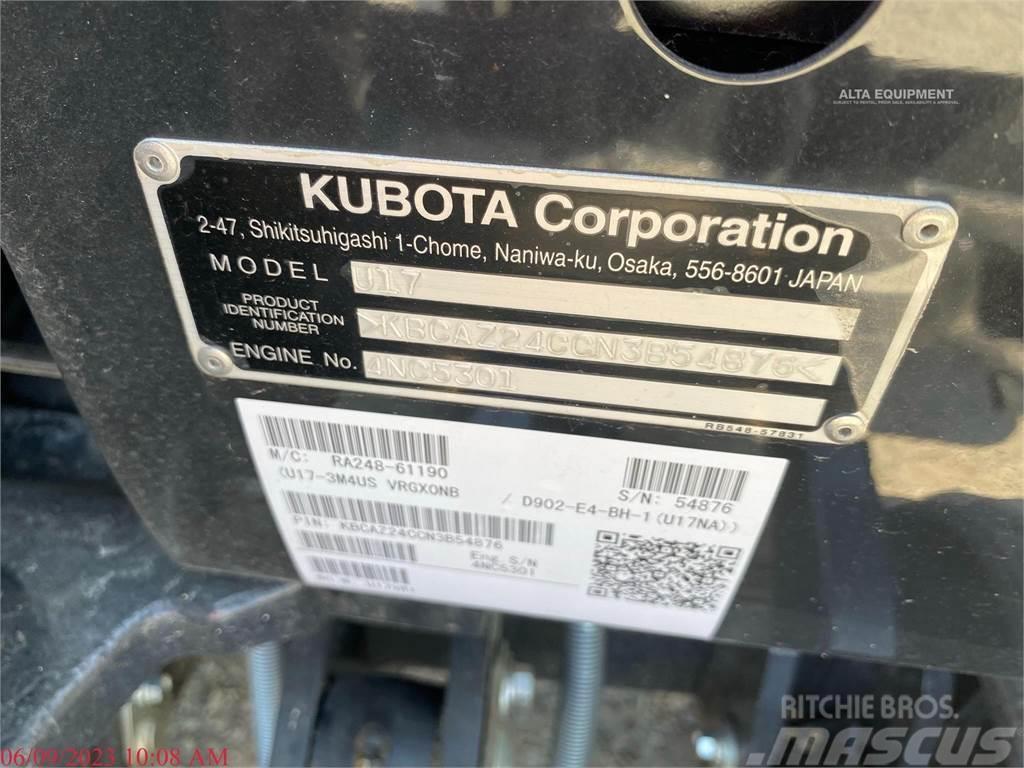 Kubota U17 Mini excavators < 7t (Mini diggers)