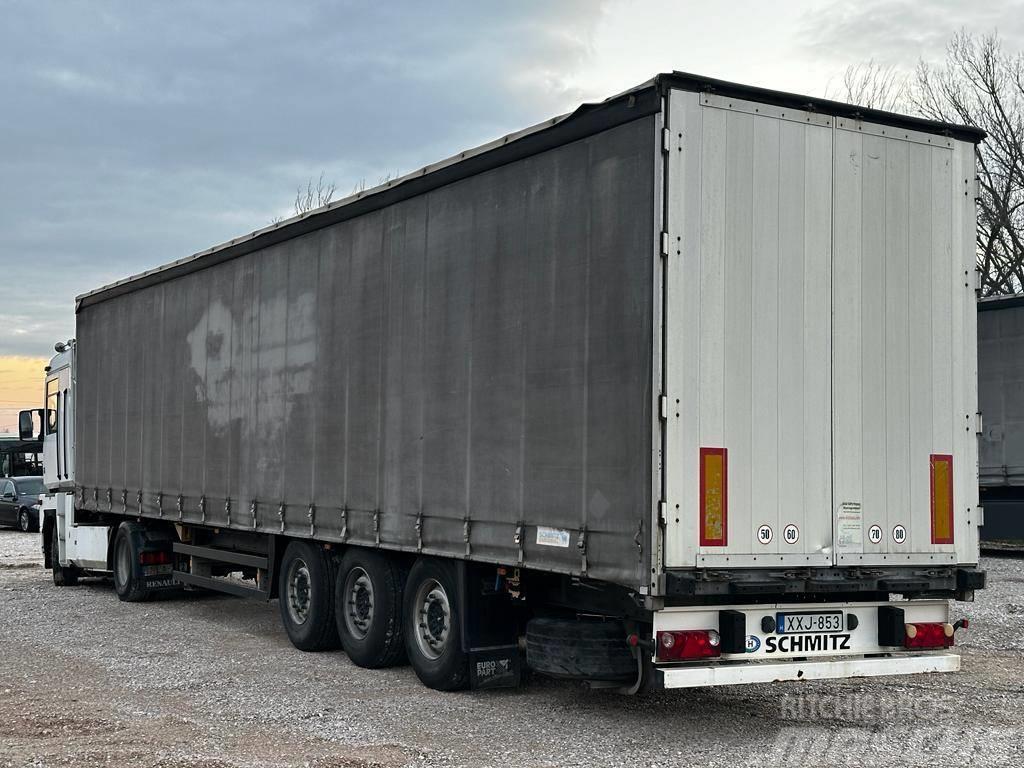 Schmitz Cargobull Rolóponyvás félpótkocsi Flatbed/Dropside semi-trailers